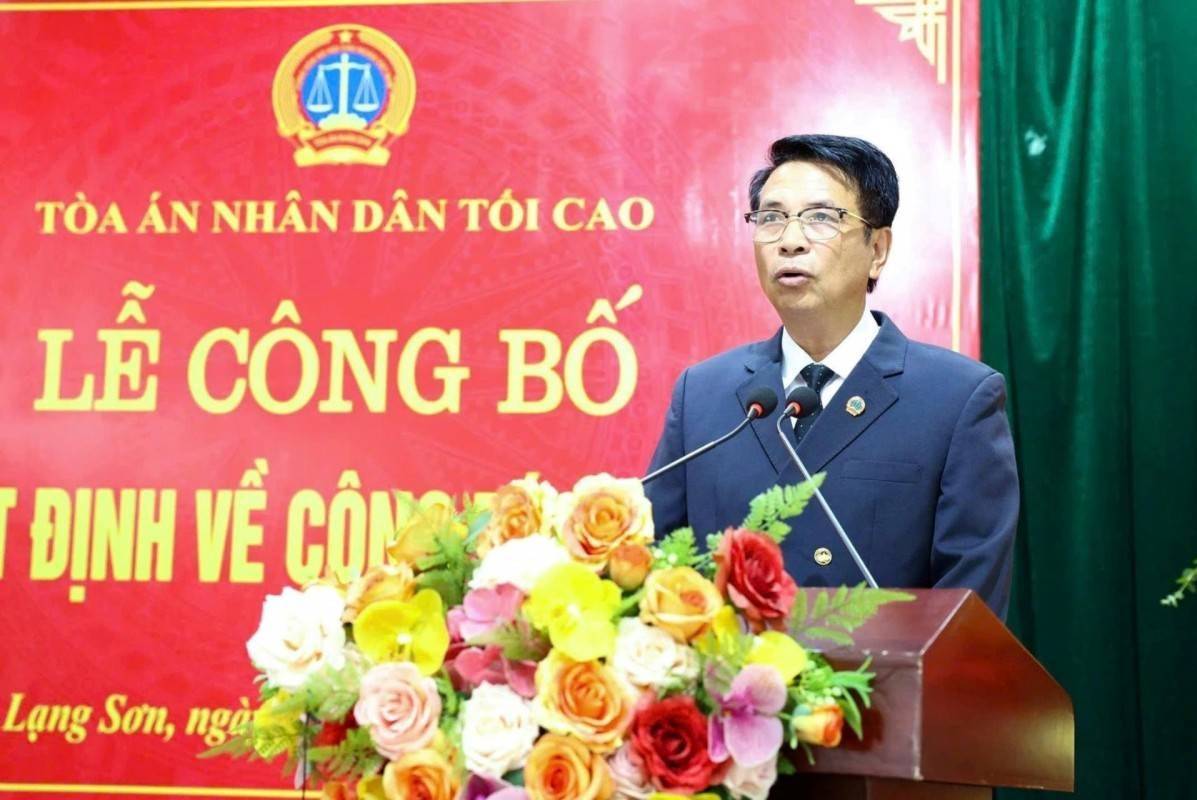 Tân Chánh án TAND tỉnh Lạng Sơn nhận nhiệm vụ từ 15/5/2026