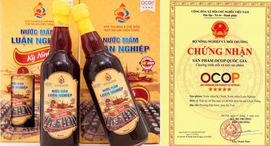 Hà Tĩnh có 2 sản phẩm đầu tiên đạt chuẩn OCOP 5 sao