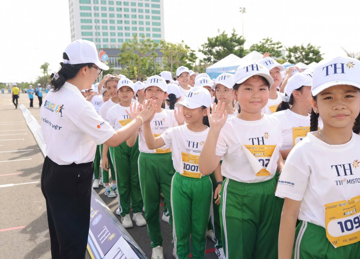 Cà Mau là lần đầu tiên có sự tham gia của trẻ em mầm non.