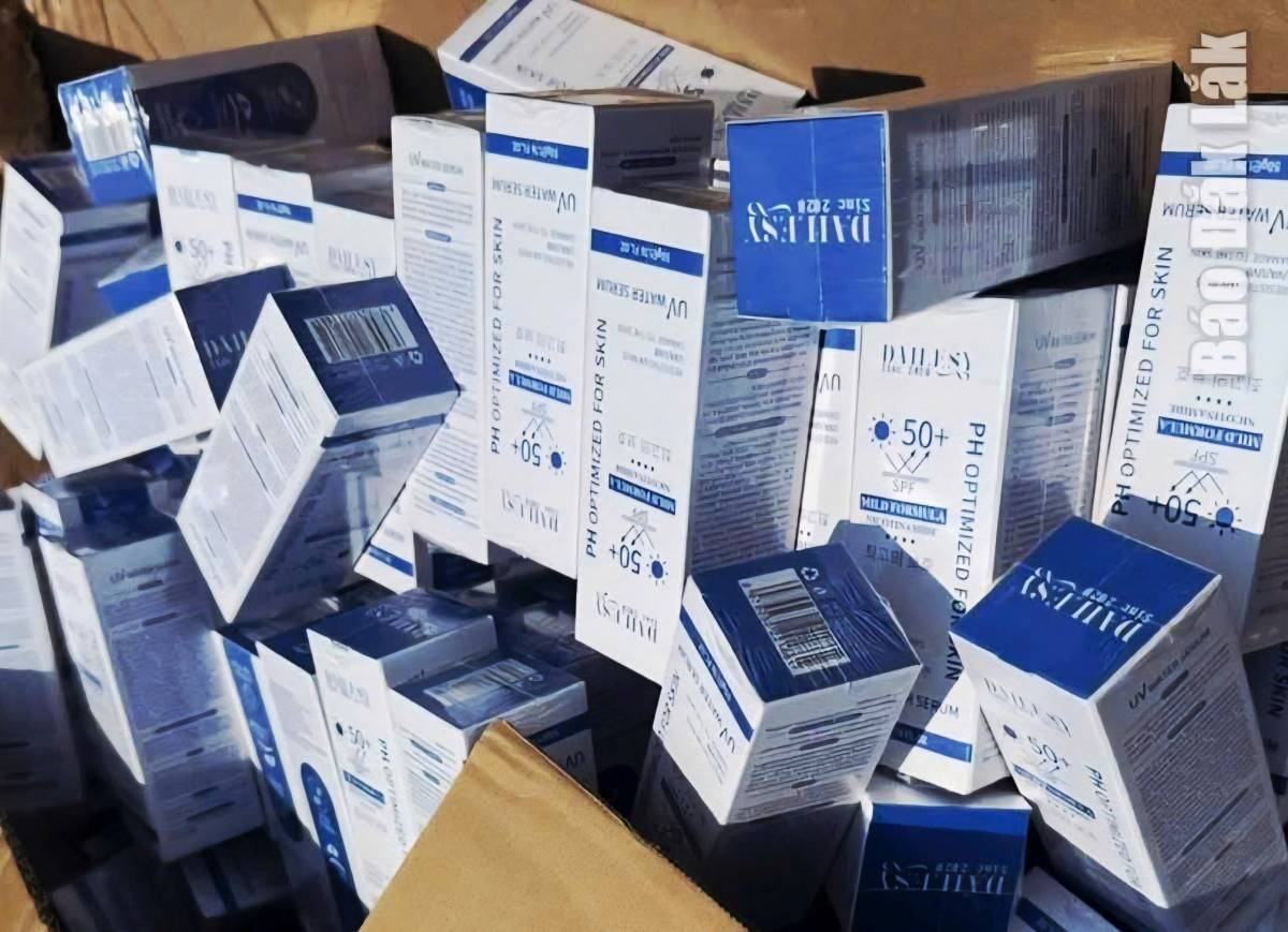 Lô mỹ phẩm không nguồn gốc, xuất xứ phải tiêu hủy