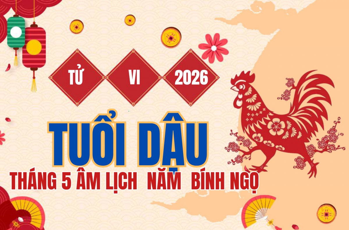 Tử vi tuổi Dậu tháng 5 âm lịch 2026: Thiên Đức cát tinh chiếu mệnh, tài lộc dồi dào, cơ hội "âm thầm phát tài" đã đến