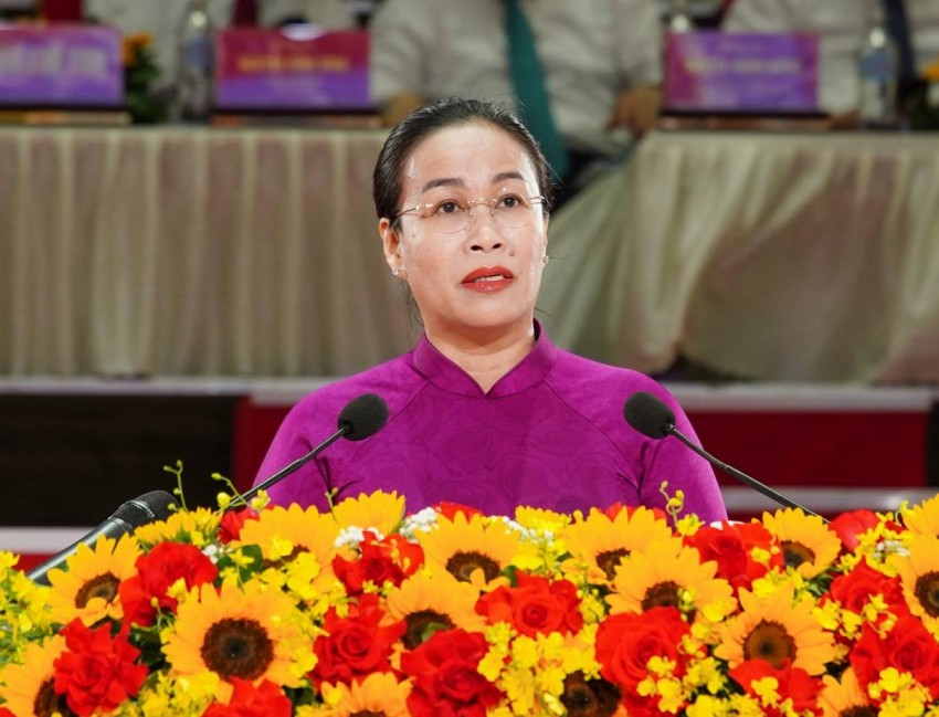 Phó Chủ tịch UBND thành phố Nguyễn Thị Anh Thi, Trưởng Ban tổ chức phát biểu khai mạc