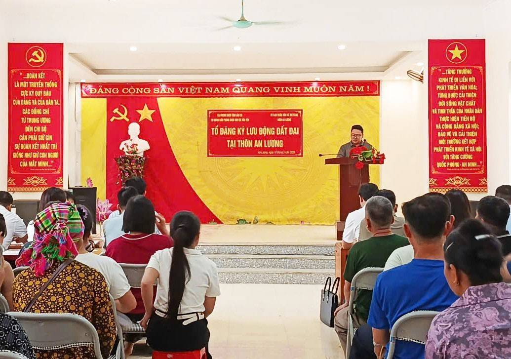 Lào Cai đưa “Tổ lưu động đất đai” đến tận thôn bản, hỗ trợ người dân và doanh nghiệp
