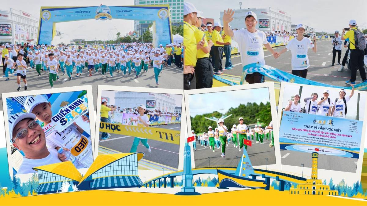 S-Race Cà Mau: 12.465 vận động viên tham gia lan tỏa tinh thần “Vì tầm vóc Việt”
