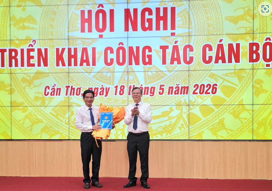 Cần Thơ bổ nhiệm ông Lê Công Lý giữ chức Phó ban thường trực Đảng ủy, Phó Chủ tịch UBND TP. Cần Thơ