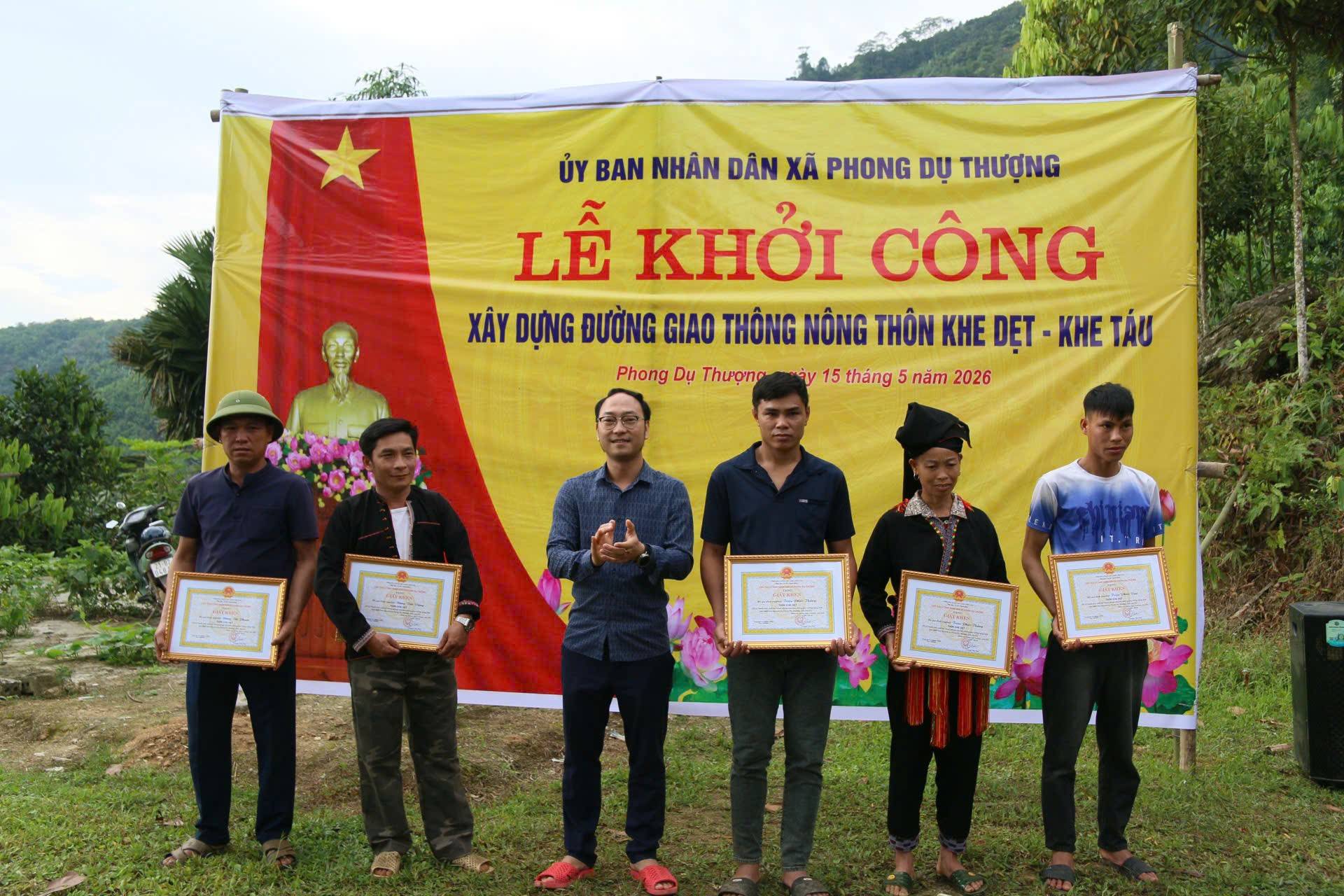 Lào Cai: Chung sức mở đường, tạo động lực phát triển vùng cao Phong Dụ Thượng