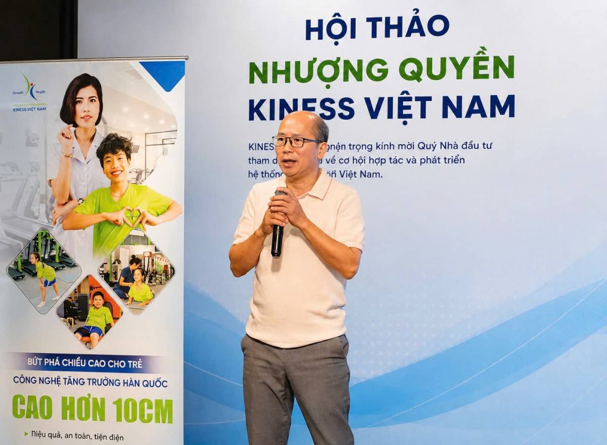 Chủ tịch KINESS Việt Nam, Ông Nguyễn Trọng Khánh, nhấn mạnh: Chiều cao, thể chất và sức khỏe toàn diện đang ngày càng được nhìn như một phần của năng lực cạnh tranh quốc gia trong tương lai.