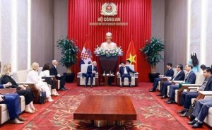 Việt Nam - Croatia thúc đẩy hợp tác an ninh, thực thi pháp luật