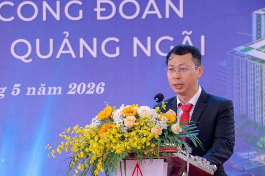 Đại diện chủ đầu tư phát biểu tại buổi lễ