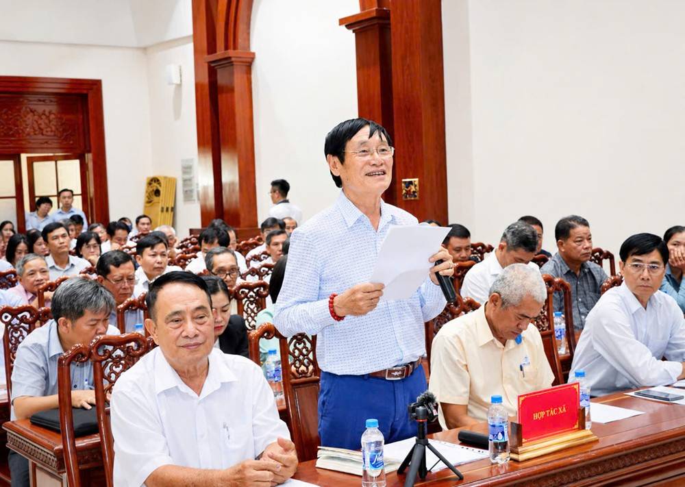 Đại diện Hợp tác xã nêu kiến nghị