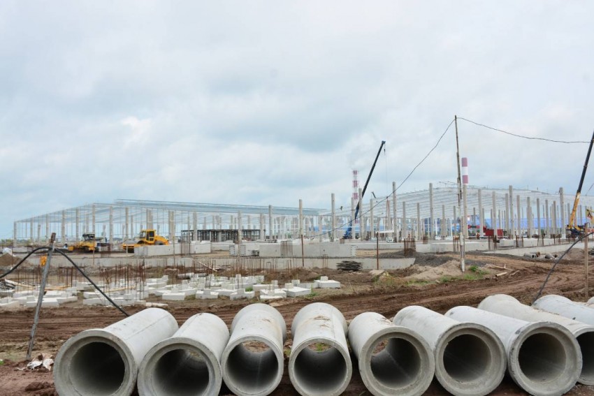 nhiều vị trí trong giai đoạn I hiện đã đủ điều kiện để doanh nghiệp triển khai xây dựng nhà xưởng