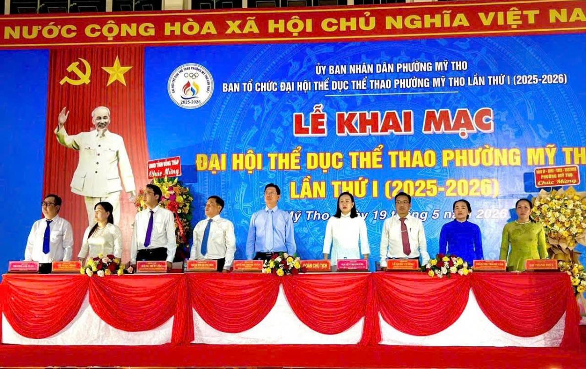 Phường Mỹ Tho khai mạc Đại hội Thể dục thể thao lần thứ I