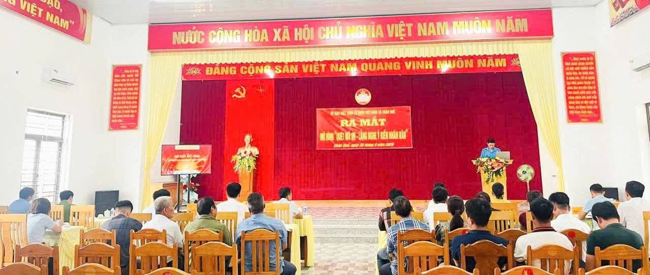 Châu Quế ra mắt mô hình quét mã QR, tăng kết nối số giữa chính quyền, người dân và doanh nghiệp