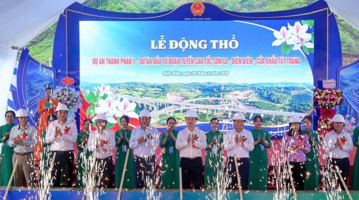 Động thổ cao tốc Sơn La - Điện Biên - Cửa khẩu Tây Trang hơn 23.000 tỷ đồng