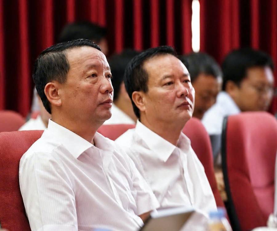 Chủ tịch UBND tỉnh Hà Tĩnh Phan Thiên Định  tham dự hội nghị