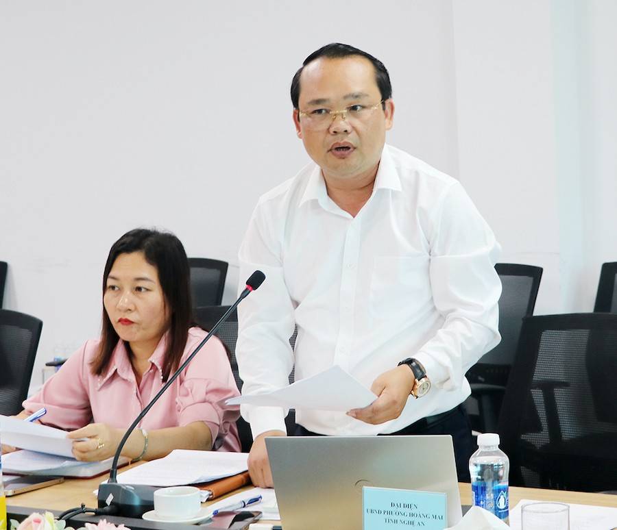 ông Phạm Văn Hào - Chủ tịch UBND phường Hoàng Mai 