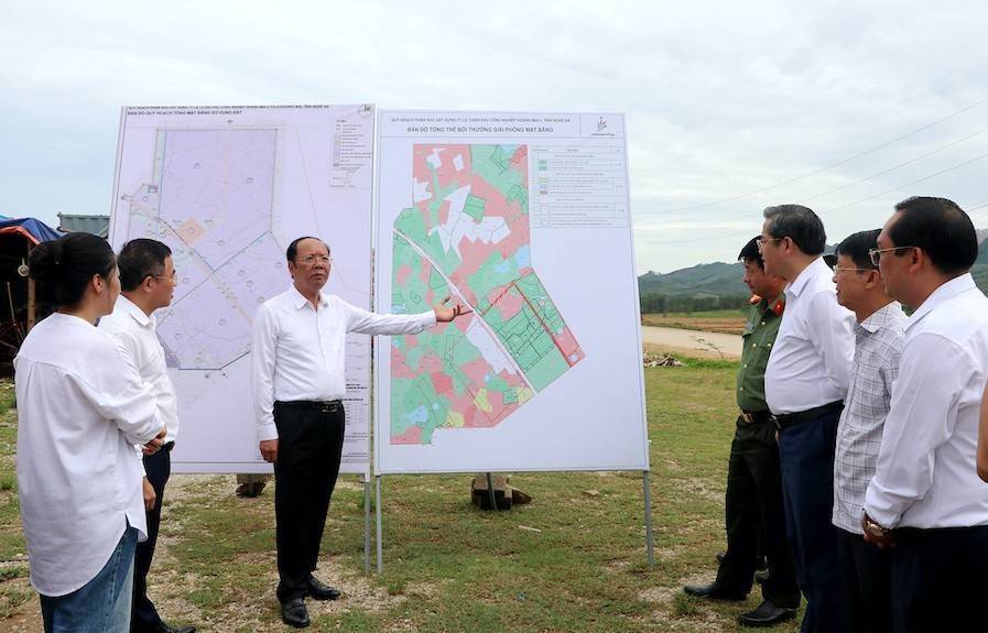Nghệ An: Dự án Khu công nghiệp Hoàng Mai II còn 3 nhóm tồn tại chính cần tập trung giải quyết