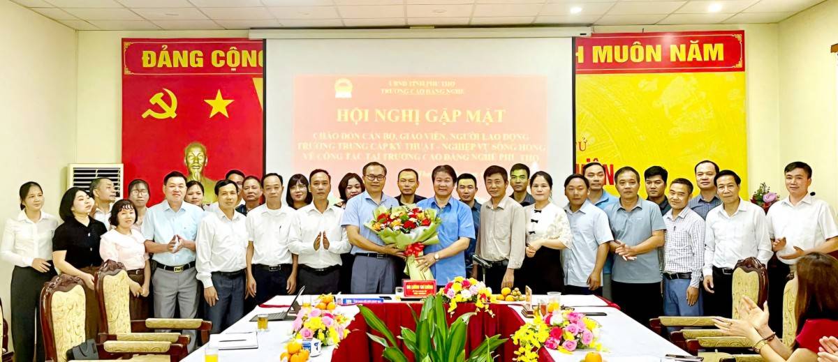Phú Thọ chốt thời hạn xử lý tồn tại sau sáp nhập Trường Trung cấp Sông Hồng
