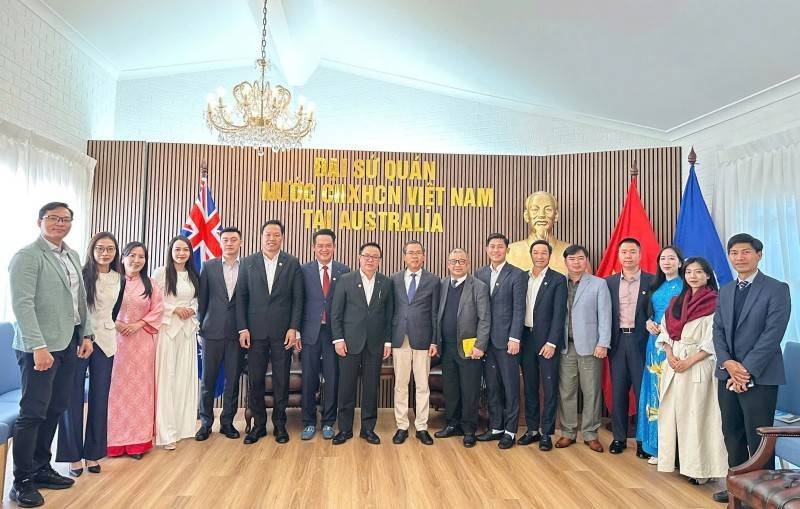 Doanh nhân trẻ Việt Nam mở rộng hợp tác đầu tư công nghệ tại Australia