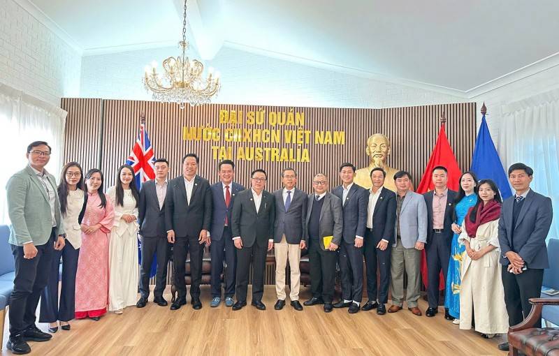 Doanh nhân trẻ Việt Nam mở rộng hợp tác đầu tư công nghệ tại Australia