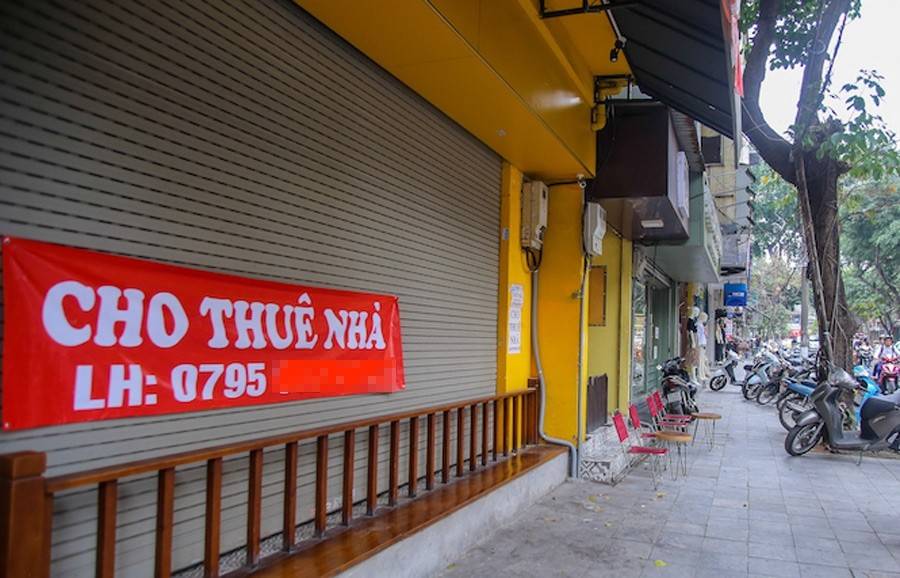 Nhà mặt phố Hà Nội mất sức hút, chủ nhà chật vật tìm khách thuê mới
