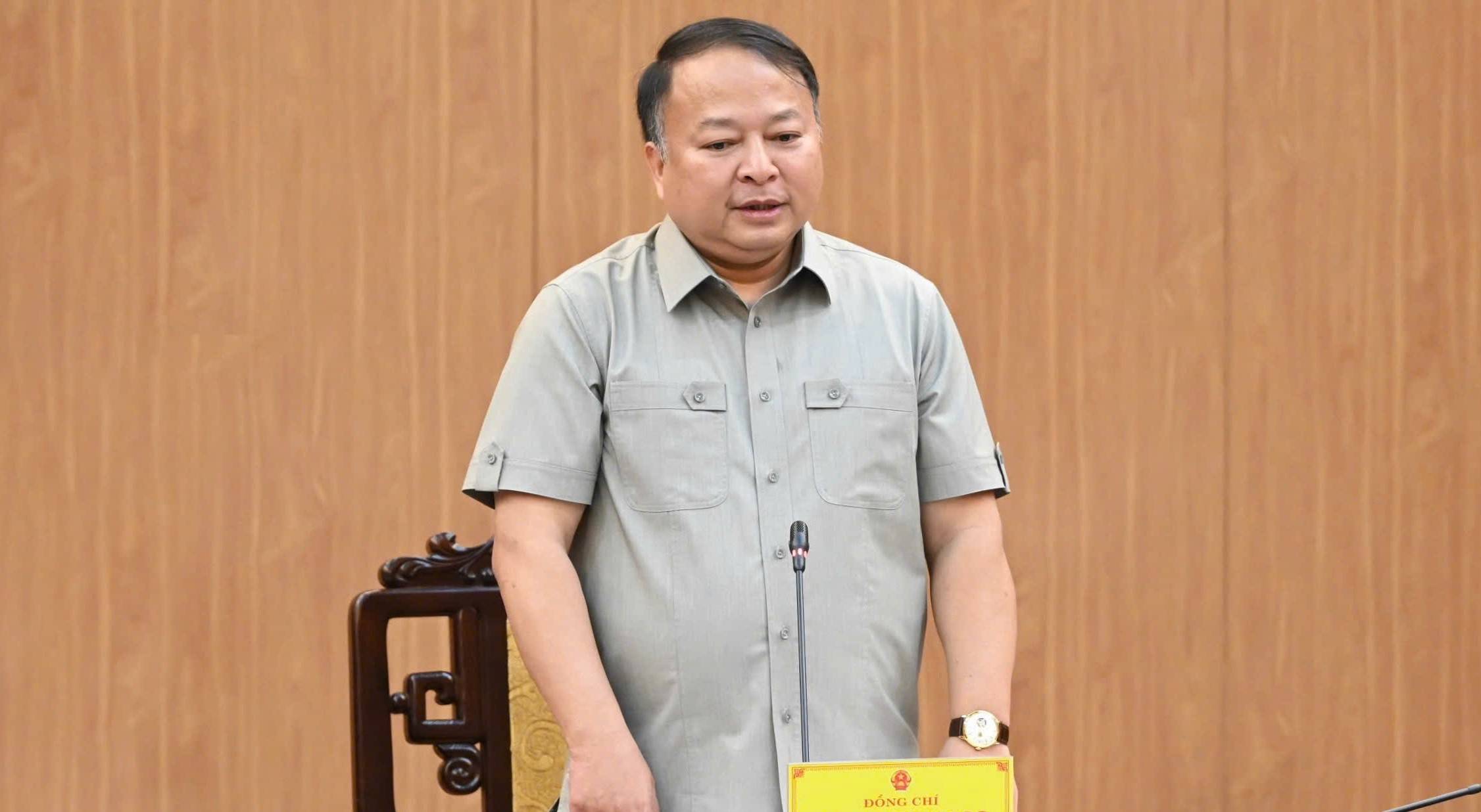 Phát biểu kết luận hội nghị, Chủ tịch UBND tỉnh Phan Huy Ngọc