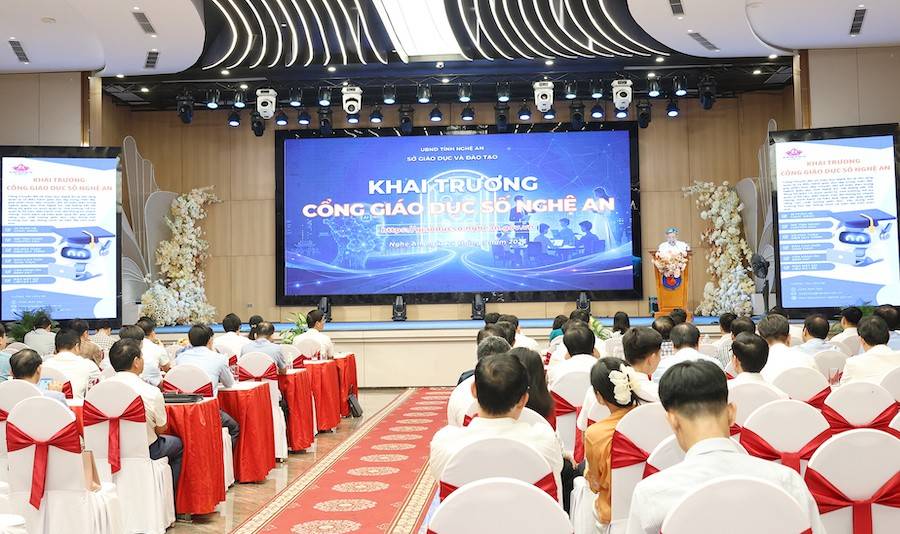 Sở Giáo dục và Đào tạo Nghệ An tổ chức khai trương Cổng giáo dục số