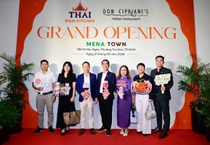 Menas khai trương cùng lúc 2 nhà hàng quốc tế tại Mena Town Thủ Đức