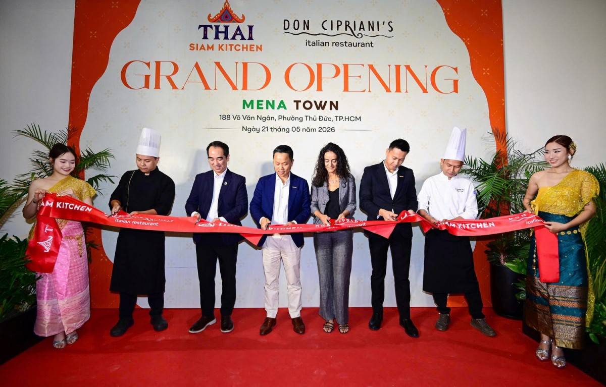 Mena Town Thủ Đức, Menas, Nhà hàng quốc tế TP.HCM, Thai Siam Kitchen, Don Cipriani’s Italian  2