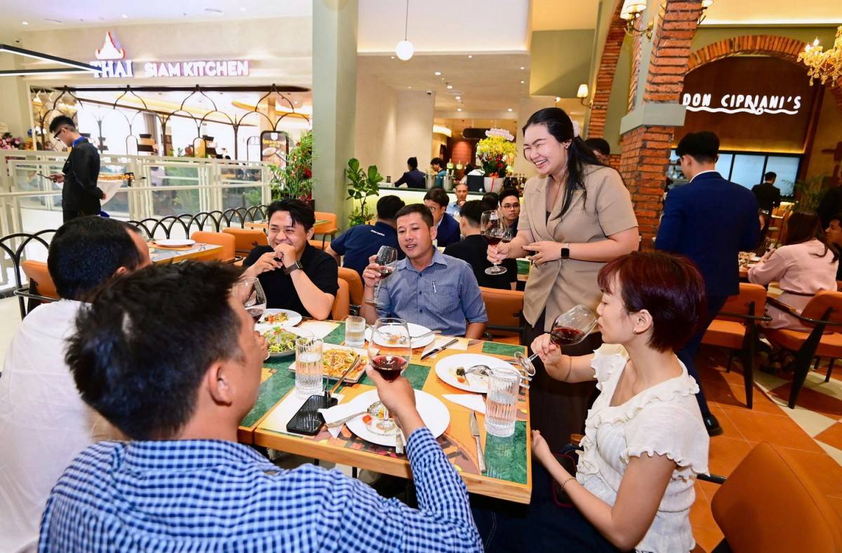 Mena Town Thủ Đức, Menas, Nhà hàng quốc tế TP.HCM, Thai Siam Kitchen, Don Cipriani’s Italian