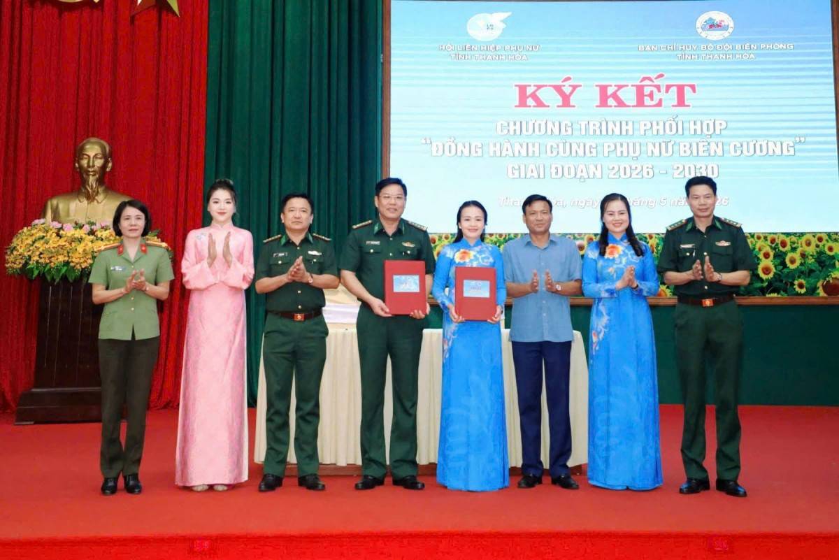 Thanh Hoá: Ký kết chương trình phối hợp “Đồng hành cùng phụ nữ biên cương”