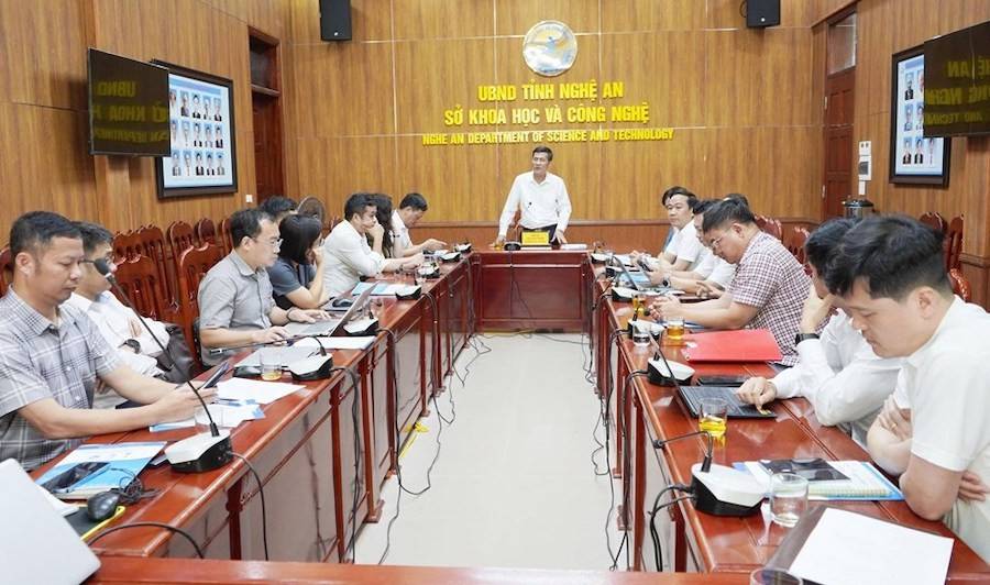 Hội nghị góp ý dự thảo “Đề án phát triển Trung tâm Đổi mới sáng tạo tỉnh theo mô hình liên kết “Nhà nước - nhà trường - doanh nghiệp”.