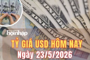 Tỷ giá USD hôm nay 23/5/2026: Đồng USD duy trì mức cao trong 6 tuần