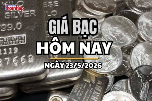 Giá bạc hôm nay 23/5/2026: Giá bạc biến động mạnh, Phú Quý tăng ngược chiều thị trường