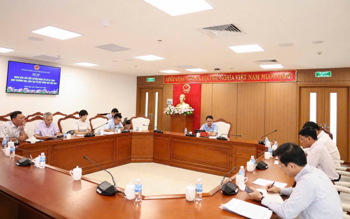 Đẩy nhanh tiến độ giải phóng mặt bằng Dự án Cơ sở hạ tầng Khu trường học, đào tạo và dạy nghề Bắc Hòn Ông (phường Nam Nha Trang