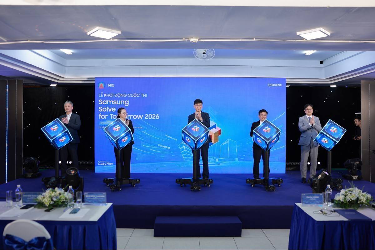 Từ lớp học đến thực tiễn: Samsung Solve for Tomorrow 2026 tìm kiếm ý tưởng đổi mới sáng tạo