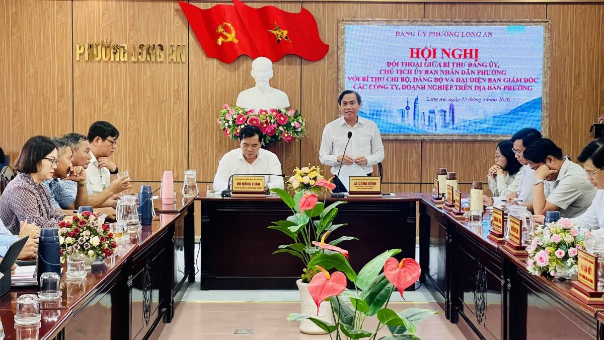  ông Lê Công Đỉnh, Bí thư Đảng ủy phường Long An, tỉnh Tây Ninh 
