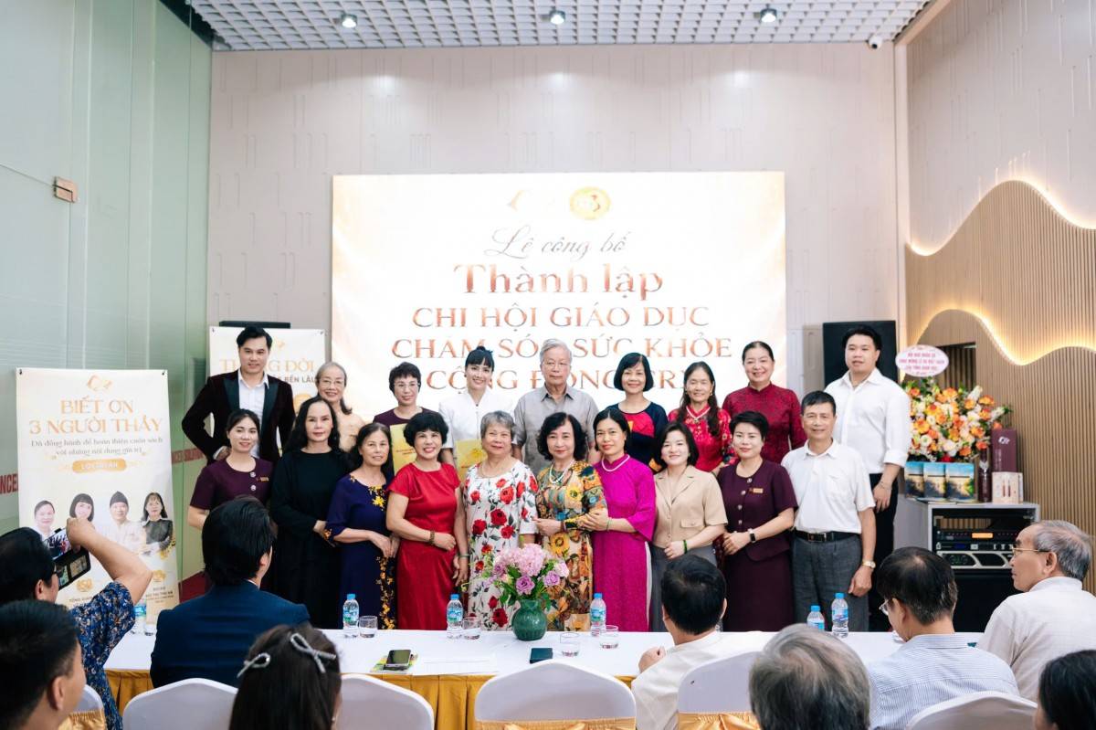 Thành lập Chi hội Giáo dục Chăm sóc Sức khỏe Cộng đồng CRX trực thuộc Trung ương Hội Giáo dục Chăm sóc Sức khỏe Cộng đồng Việt Nam.