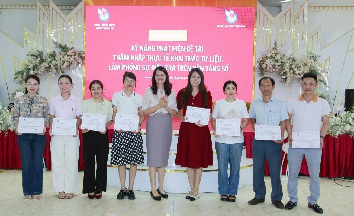 Hội Nhà báo Thanh Hóa mở lớp bồi dưỡng kỹ năng thực hiện phóng sự điều tra trên nền tảng số