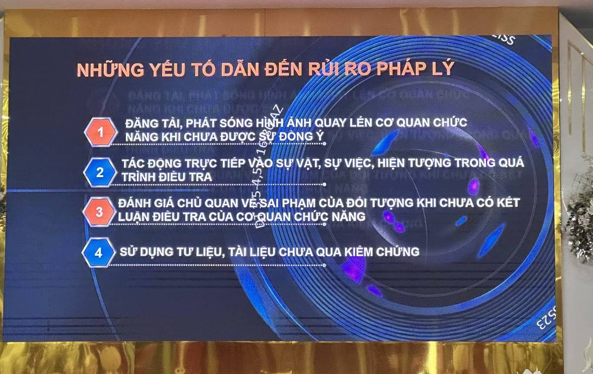 Một trong các nội dung của khoá học