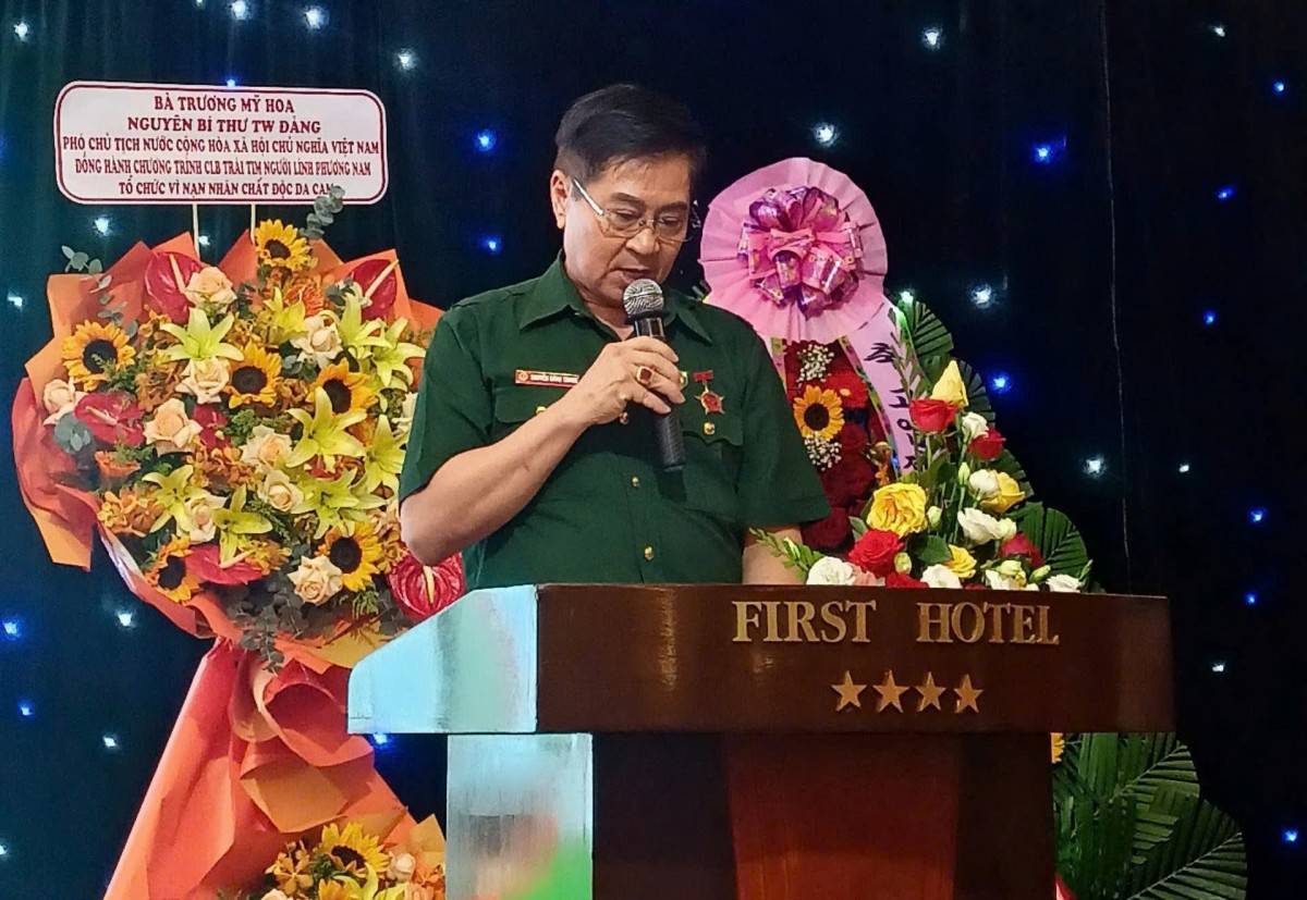 Cựu chiến binh Nguyễn Công Trung – Chủ tịch CLB Trái tim Người lính phương Nam, Trưởng Ban tổ chức chương trình