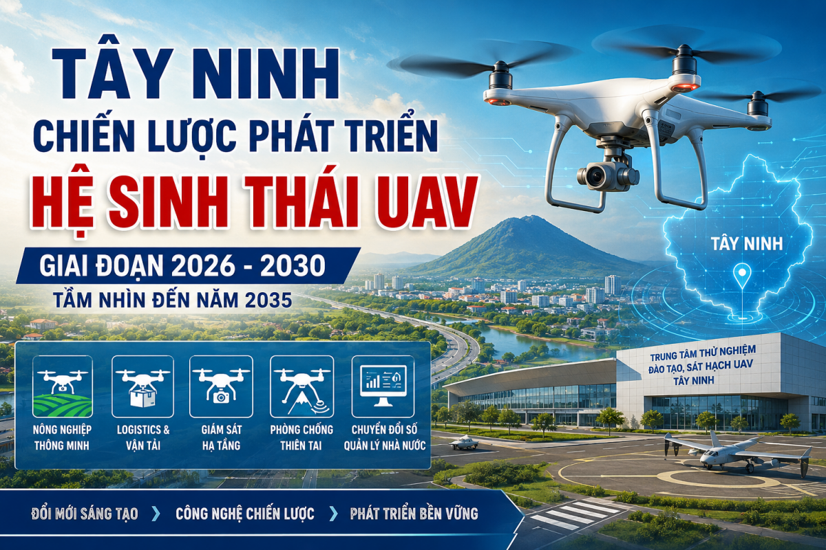 UAV – động lực mới cho tăng trưởng công nghệ tỉnh Tây Ninh