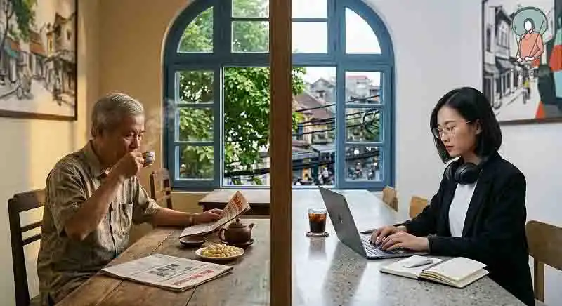 Nhịp sống hiện đại chứng kiến cuộc đối thoại giữa các giá trị cũ và mới