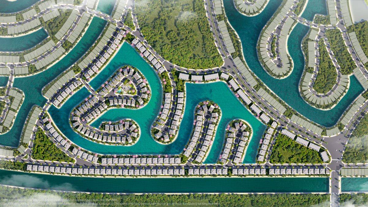Khu The Tropic gồm 440 căn thấp tầng giới hạn nằm tại lõi tam giác vàng của Hải Phòng
