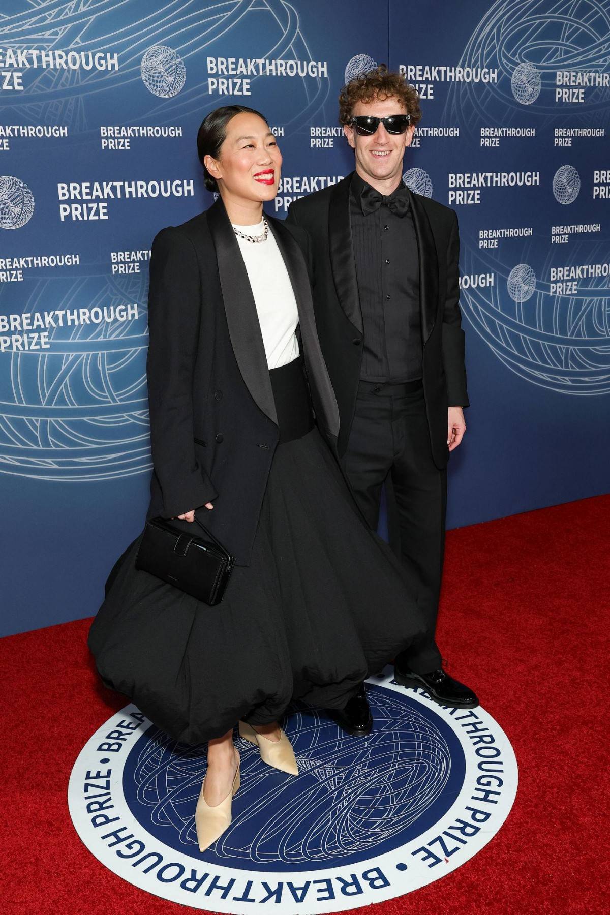 Priscilla Chan và Mark Zuckerberg tại Breakthrough Prize 2025