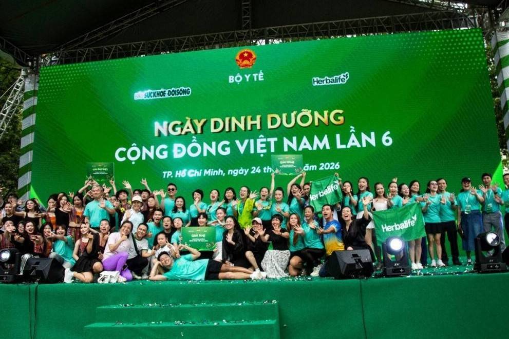 Hàng nghìn người tham gia Ngày Dinh dưỡng Cộng đồng Việt Nam 2026 tại TP. Hồ Chí Minh