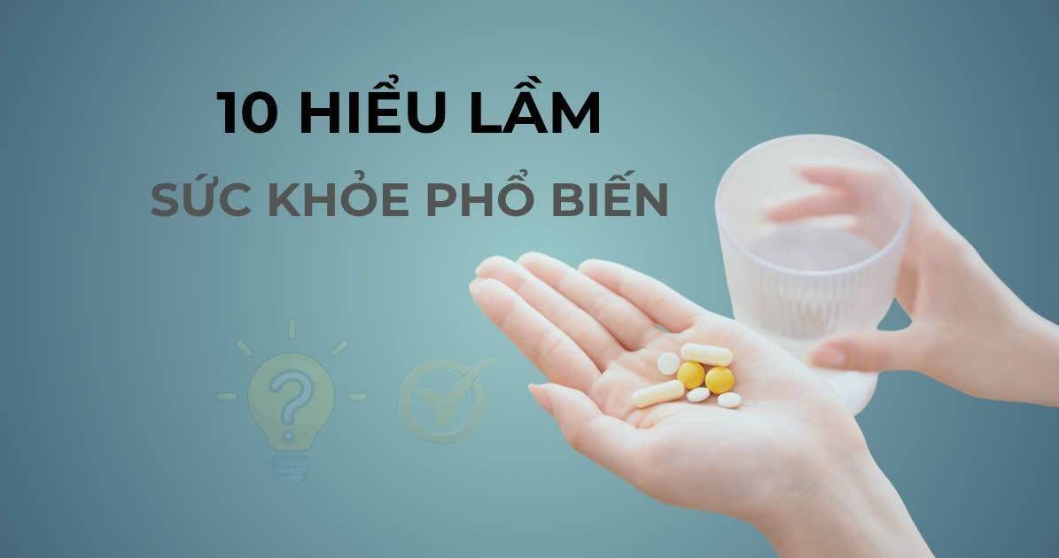 10 hiểu lầm sức khỏe phổ biến mà khoa học đã bác bỏ