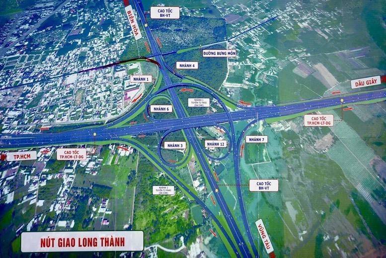 Hướng dẫn đi nút giao Long Thành nối cao tốc Biên Hòa - Vũng Tàu
