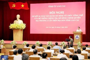 Lào Cai: Chính quyền 2 cấp vận hành ổn định, thủ tục hành chính rút ngắn 30%