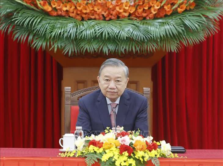 Tổng Bí thư, Chủ tịch nước Tô Lâm điện đàm với Tổng Thư ký Đảng Hành động nhân dân Singapore